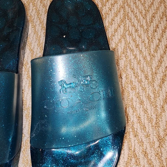 Coach Ulyssa slides in sparkle blue - Picture 3 of 3